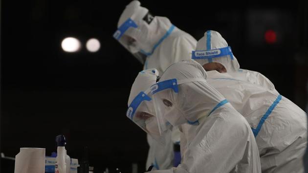 Serbia is where the coronavirus pandemic is advancing the fastest with a 68% increase or 4,300 new cases per day. (AP Photo) Serbia is where the coronavirus pandemic is advancing the fastest with a 68% increase or 4,300 new cases per day. (AP Photo)
