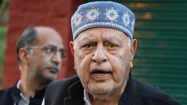 People’s Alliance for Gupkar Declaration president Farooq Abdullah. (PTI) People’s Alliance for Gupkar Declaration president Farooq Abdullah. (PTI)