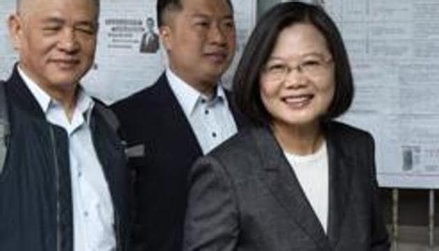 Taiwanese President Tsai Ing-wen said a trade deal would further strengthen the complementary nature of the two economies. (Bloomberg) Taiwanese President Tsai Ing-wen said a trade deal would further strengthen the complementary nature of the two economies. (Bloomberg)