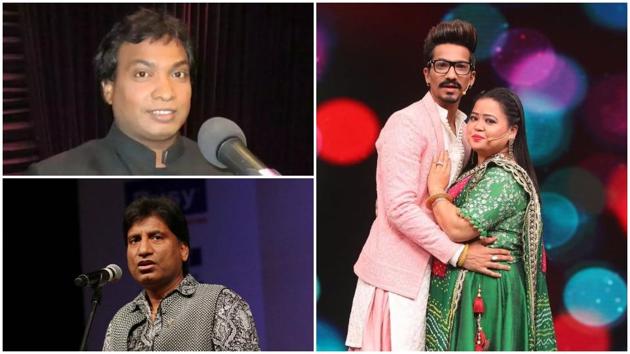 Raju Srivastav, Sunil Pal have worked with Bharti Singh.