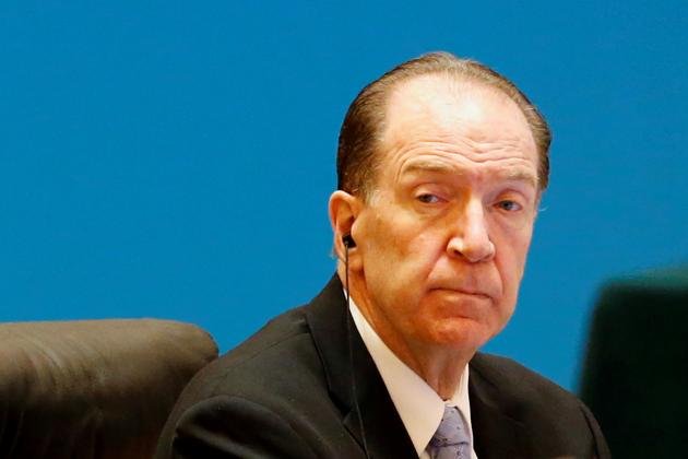 Malpass said World Bank was working closely with the G20 in countries affected by fragility, conflict and violence, including the Sahel, Somalia, Lebanon, Gaza and the West Bank.(Reuters)