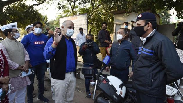 Delhi Deputy CM Manish Sisodia. (Ajay Aggarwal /HT PHOTO) Delhi Deputy CM Manish Sisodia. (Ajay Aggarwal /HT PHOTO)