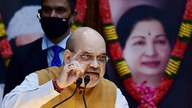 Union Home Minister Amit Shah. (PTI) Union Home Minister Amit Shah. (PTI)