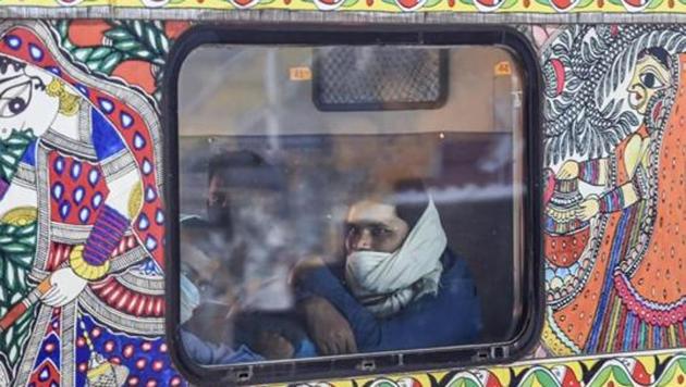 The officer said that on Thursday, a police team was patrolling on platform 16 at the New Delhi Railway Station when police noticed a passenger behaving suspiciously. (PTI) The officer said that on Thursday, a police team was patrolling on platform 16 at the New Delhi Railway Station when police noticed a passenger behaving suspiciously. (PTI)