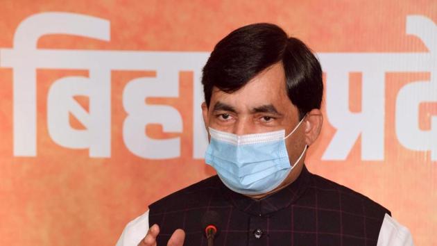 Senior BJP leader Syed Shahnawaz Hussain addressing a press conference at the Media Centre, in Hotel Chanakya, Patna. (Photo by Santosh Kumar/ Hindustan Times) Senior BJP leader Syed Shahnawaz Hussain addressing a press conference at the Media Centre, in Hotel Chanakya, Patna. (Photo by Santosh Kumar/ Hindustan Times)