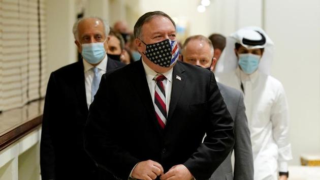 Pompeo is scheduled to travel to Saudi Arabia late Sunday to meet Crown Prince Mohammed bin Salman.(REUTERS) Pompeo is scheduled to travel to Saudi Arabia late Sunday to meet Crown Prince Mohammed bin Salman.(REUTERS)