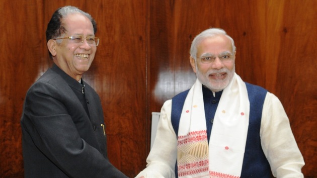 Condoling the north-eastern leader’s death, PM Modi said, “Shri Tarun Gogoi Ji was a popular leader and a veteran administrator.”(Photo: narendramodi/ Twitter) Condoling the north-eastern leader’s death, PM Modi said, “Shri Tarun Gogoi Ji was a popular leader and a veteran administrator.”(Photo: narendramodi/ Twitter)