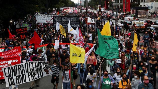 Photos: Protesters in Brazil rage over Black man’s death | Hindustan Times