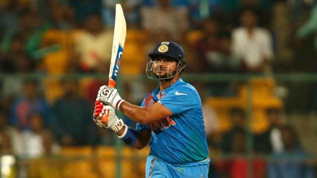 India's Suresh Raina plays a shot. (REUTERS) India's Suresh Raina plays a shot. (REUTERS)