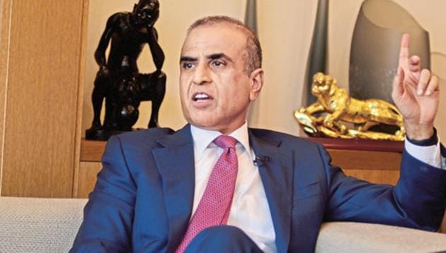 Chairman of Bharti Airtel Sunil Mittal.(HT file photo)