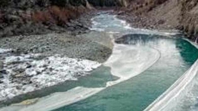 The police chief of Ramban district said the vehicle was completely submerged in the river.(PTI Photo)