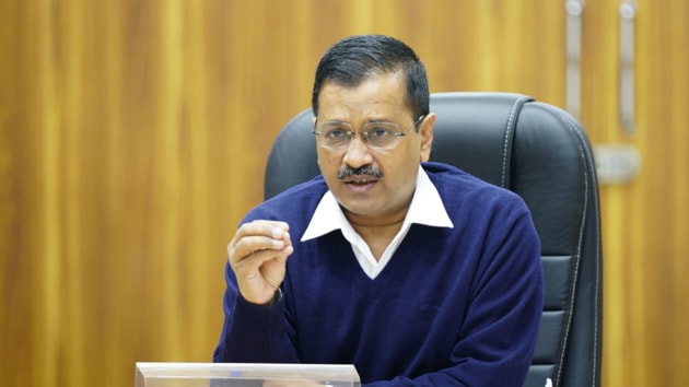 Kejriwal also sought the reservation of additional 1,000 beds in intensive care units (ICUs) of hospitals run by the central government till the third wave lasts in the Capital.(@CMODelhi) Kejriwal also sought the reservation of additional 1,000 beds in intensive care units (ICUs) of hospitals run by the central government till the third wave lasts in the Capital.(@CMODelhi)