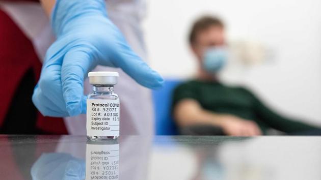 The University of Oxford and pharmaceutical major AstraZeneca on Monday said that their vaccine was up to 90 per cent effective in late-stage clinical trials. (AFP Photo) The University of Oxford and pharmaceutical major AstraZeneca on Monday said that their vaccine was up to 90 per cent effective in late-stage clinical trials. (AFP Photo)