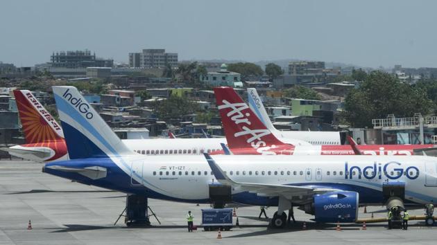 AirAsia Group, which owns a 49% stake in AirAsia India, last week said it is evaluating its money-losing airline joint venture in India with Tata Sons Ltd in the wake of the losses caused due to the coronavirus pandemic (Satyabrata Tripathy/HT Photo)
