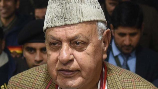 PAGD President Farooq Abdullah.(HT PHOTO)