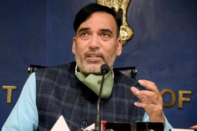 Environment Minister Gopal Rai.(ANI) Environment Minister Gopal Rai.(ANI)
