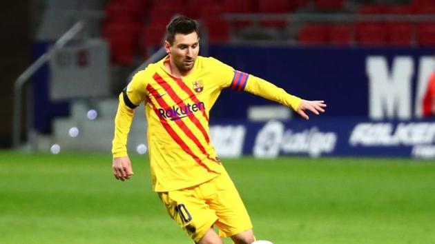 Barcelona's Lionel Messi in action REUTERS/Sergio Perez/Files(REUTERS) Barcelona's Lionel Messi in action REUTERS/Sergio Perez/Files(REUTERS)