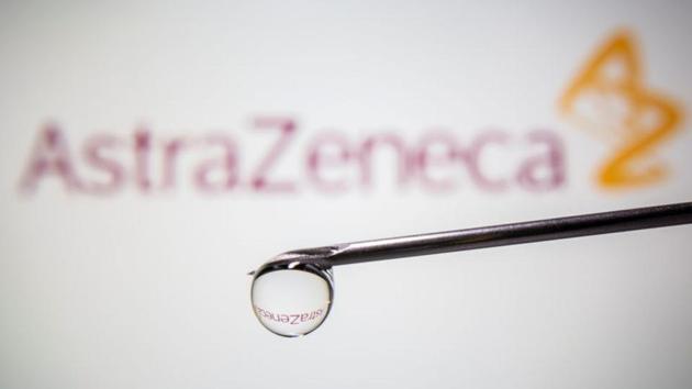 FILE PHOTO: AstraZeneca's logo is reflected in a drop on a syringe needle in this illustration taken November 9, 2020. REUTERS/Dado Ruvic/Illustration(REUTERS)