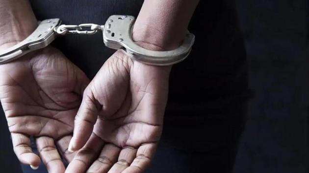 Police recovered from them four mobile phones and two laptops along with multiple SIM cards used in the crime. (Getty) Police recovered from them four mobile phones and two laptops along with multiple SIM cards used in the crime. (Getty)