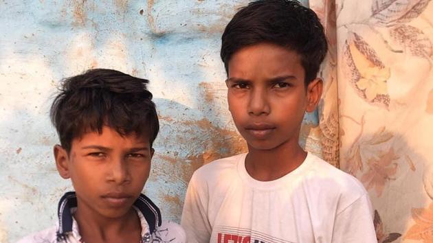 Two-Kids Boy giving surprise gift to-their sister on-festival Raksha Bandhan