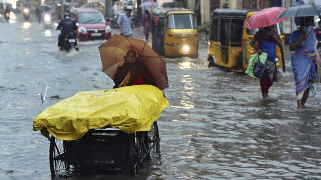 A rapid rise in water levels is anticipated in view of heavy rains forecast due to cyclone Nivar,likely to cross the state coast on Wednesday(PTI)