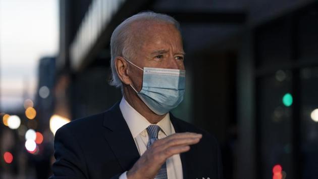 President-elect Joe Biden speaks to media.(AP)