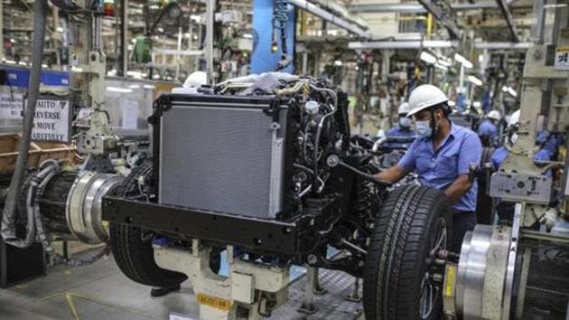 The idea is to promote India as an alternative manufacturing hub for global companies seeking to diversify their exposure to China amid the country’s trade tensions with the US (Bloomberg) The idea is to promote India as an alternative manufacturing hub for global companies seeking to diversify their exposure to China amid the country’s trade tensions with the US (Bloomberg)