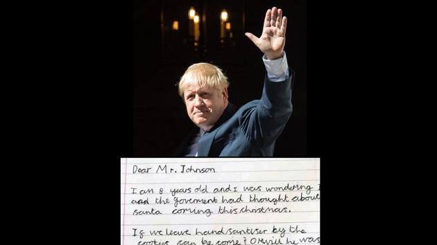The image shows the letter written by 8-year-old Monti. (Instagram/@borisjohnson) The image shows the letter written by 8-year-old Monti. (Instagram/@borisjohnson)