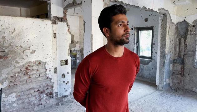 Vicky Kaushal has shared a picture of himself clicked at the Nariman House on 26/11 attacks anniversary. Vicky Kaushal has shared a picture of himself clicked at the Nariman House on 26/11 attacks anniversary.