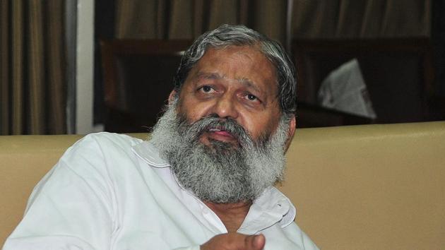 Haryana home minister Anil Vij.(HT Archive)