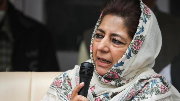 Mehbooba Mufti reacted acerbically. “Godi Gang’s desperation to please their masters without checking facts is evident,” she wrote in a post on Twitter(PTI) Mehbooba Mufti reacted acerbically. “Godi Gang’s desperation to please their masters without checking facts is evident,” she wrote in a post on Twitter(PTI)