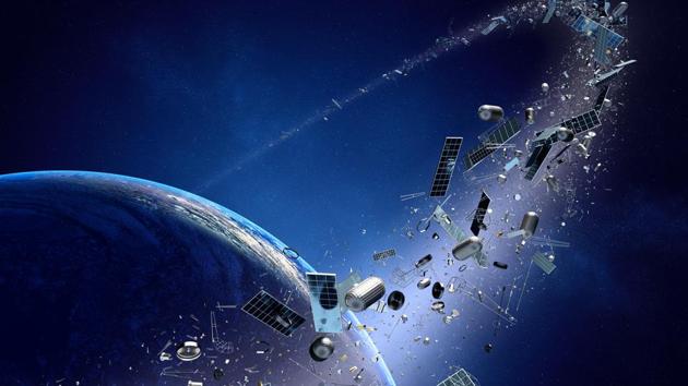 Experts have long warned that hundreds of thousands of pieces of space debris circling the planet — including an astronaut’s lost mirror — pose a threat to functioning satellites and even the International Space Station.(Getty Images. Representative image)
