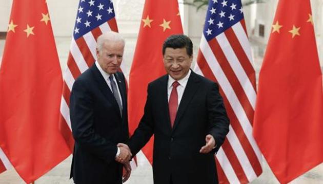 Chinese President Xi Jinping with US President-elect Joe Biden.(AP File Photo) Chinese President Xi Jinping with US President-elect Joe Biden.(AP File Photo)