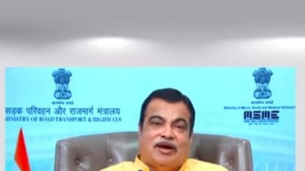 Gadkari had lashed out at non-performing officials during the virtual opening of NHAI building and on Friday he pointed out what was amiss.(HT Photo)