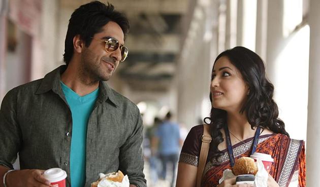 Yami Gautam and Ayushmann Khurrana in Vicky Donor.