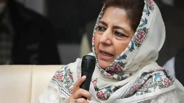 Peoples Democratic Party president Mehbooba Mufti.(PTI File Photo) Peoples Democratic Party president Mehbooba Mufti.(PTI File Photo)