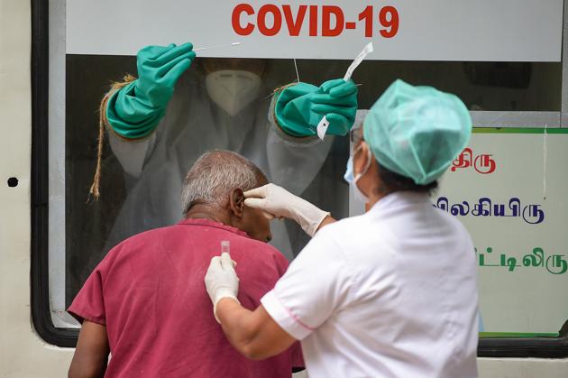 Puducherry region accounted for nine fresh cases, while Karaikal and Yanam had one case each and Mahe reported five infections. Representational image.(PTI Photo) Puducherry region accounted for nine fresh cases, while Karaikal and Yanam had one case each and Mahe reported five infections. Representational image.(PTI Photo)