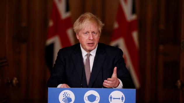 “If we ease off now, we risk losing control of this virus all over again, casting aside our hard won gains, and forcing us back into a New Year national lockdown with all the damage that would mean,” said Johnson.(Reuters Photo) “If we ease off now, we risk losing control of this virus all over again, casting aside our hard won gains, and forcing us back into a New Year national lockdown with all the damage that would mean,” said Johnson.(Reuters Photo)