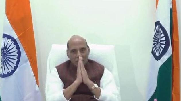 Rajnath Singh said India was no longer a soft target for the perpetrators of terrorism and the country was imposing heavy cost on those harbouring terror.(HT Photo)