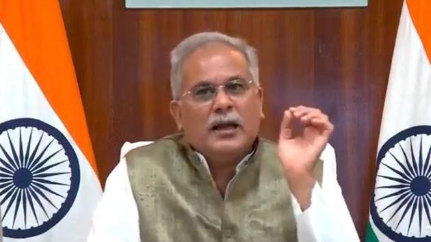 The Chhattisgarh CM, when asked about leadership of the Congress, again pitched for Rahul Gandhi, who resigned as its chief after the party’s performance in the 2019 Lok Sabha elections. On dissent within the Congress, Baghel said that dissenters do not speak on national issues like Rahul Gandhi, as he questioned what stops these leaders from airing their views within the party forum. (HT Photo)
