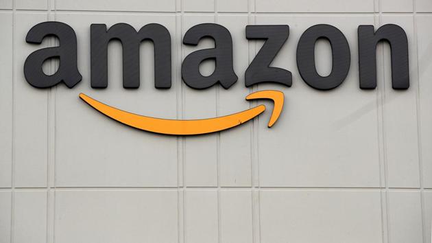 The Amazon logo is pictured outside the company's JFK8 distribution center in Staten Island, New York. (REUTERS) The Amazon logo is pictured outside the company's JFK8 distribution center in Staten Island, New York. (REUTERS)