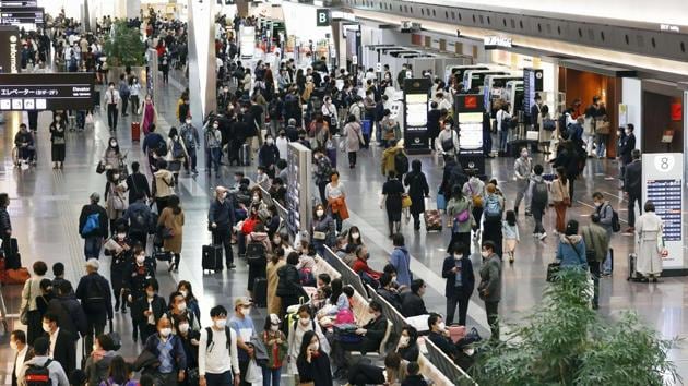 On Friday, Suga urged travellers to refrain from using the program for trips originating in Sapporo and Osaka, areas badly hit by the current virus wave.(AP file photo) On Friday, Suga urged travellers to refrain from using the program for trips originating in Sapporo and Osaka, areas badly hit by the current virus wave.(AP file photo)