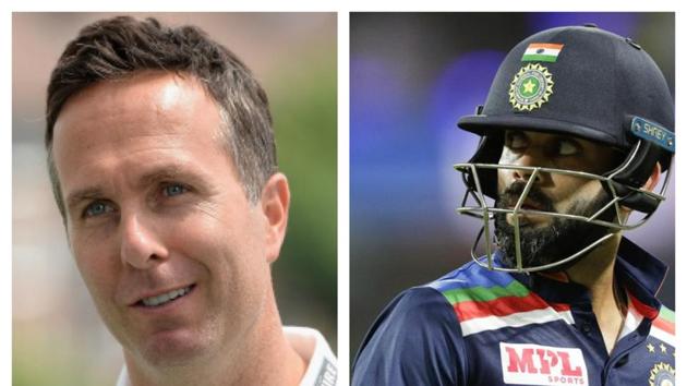 File image of Michael Vaughan and Virat Kohli.(File) File image of Michael Vaughan and Virat Kohli.(File)
