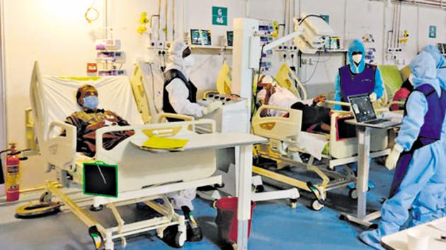 With the district machinery overburdened with the coronavirus situation, detection of new leprosy cases and providing medication and treatment to existing patients were not carried out. Timely treatment provides relief from future complications for patients.(Hindustan Times) With the district machinery overburdened with the coronavirus situation, detection of new leprosy cases and providing medication and treatment to existing patients were not carried out. Timely treatment provides relief from future complications for patients.(Hindustan Times)