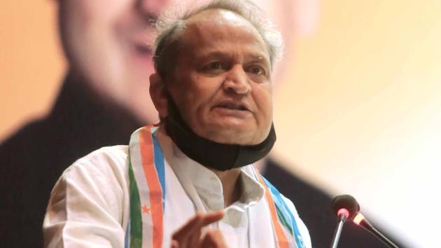 File photo: Rajasthan CM Ashok Gehlot.(Himanshu Vyas/ Hindustan Times) File photo: Rajasthan CM Ashok Gehlot.(Himanshu Vyas/ Hindustan Times)