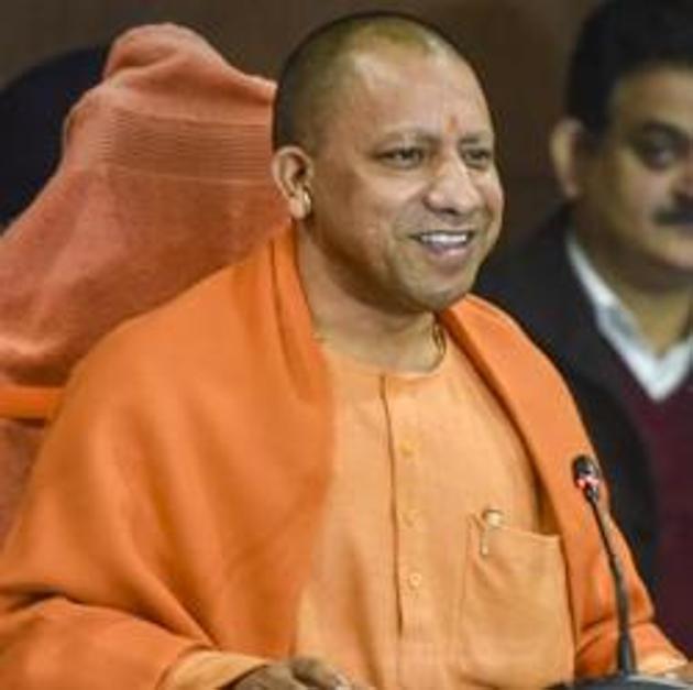 Uttar Pradesh chief minister has Yogi Adityanath vowed to end “love jihad”, a term the Hindu right uses to describe marital relationships between Muslim men and Hindu women.(PTI FILE)