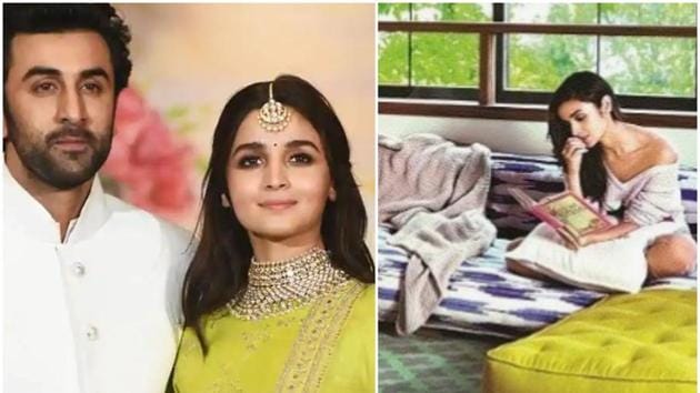 Alia Bhatt already owns a home in Mumbai and in London; (right) the actor in her Juhu home.