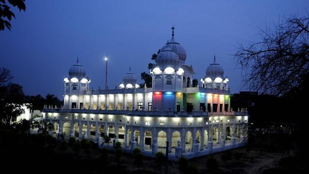 Gurdwara Bag Shaheedan at Sector 44 in Chandigarh.(HT Photo)