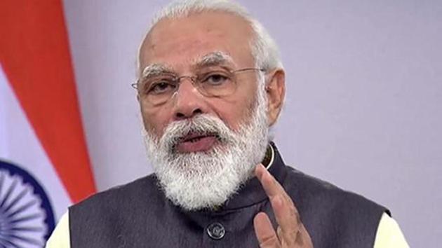 PM Modi will address the 20th edition of Mann Ki Baat at 11am on Sunday(PTI photo) PM Modi will address the 20th edition of Mann Ki Baat at 11am on Sunday(PTI photo)