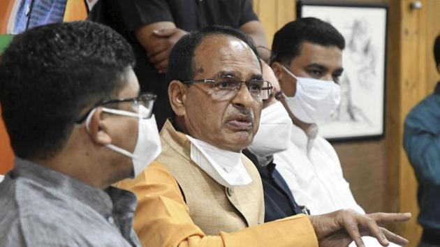 Madhya Pradesh Chief minister Shivraj Singh Chouhan addresses a press conference in Bhopal.(PTI/ File photo) Madhya Pradesh Chief minister Shivraj Singh Chouhan addresses a press conference in Bhopal.(PTI/ File photo)